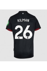 West Ham United Max Kilman #26 Voetbaltruitje Uit tenue 2024-25 Korte Mouw